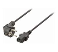 NEDIS Power Cable - Schuko Male Angled - IEC-320-C13 - 2.0 m - Noir
