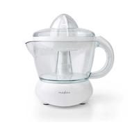 Nedis, Presse-agrumes électrique 25W avec réservoir de 0,7L, Blanc