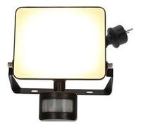 Nedis Projecteur extérieur LED connecté Wi-Fi - Détecteur de mouvement - 1500 lm - 20W - Noir - IP44 Noir
