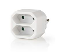 Nedis Psspl200C1Wt Répartiteur de prises Euro 2 voies Blanc