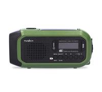 NEDIS Radio DAB+ Alimenté par pile / Alimenté par port USB Noir