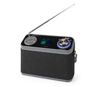 NEDIS Radio DAB+ Conception de table DAB+/FM 2.4 Écran couleur
