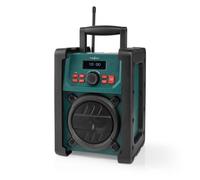 NEDIS Radio de Chantier DAB+/ FM Bluetooth ?cran 2.2 pouces