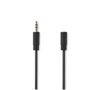 - Rallonge de câble audio - mini-phone stereo 3.5 mm mâle pour mini-phone stereo 3.5 mm femelle - 10 m - noir - rond