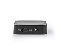 NEDIS Récepteur émetteur Bluetooth - Entrée de Connexion : 1 x AUX - Sortie : 1 x AUX SBC Up to 1 Appareil jusqu'à 6 Heures - Arrêt Automatique - Noir - Taille Unique