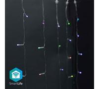 NEDIS Rideau WiFi intelligent 180 LED's RGB chaud à froid 3m Android / IOS