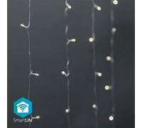 Rideau wi-fi intelligent 200 led's blanc chaud 3m android / ios