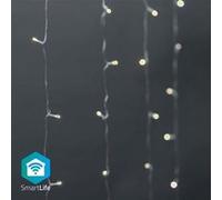 Rideau wi-fi intelligent 200 led's blanc chaud à froid 3m android / ios
