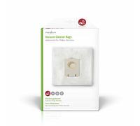 Sac d'aspirateur | 4 pcs. | Synthétique | Surtout vendu pour : Philips / Electrolux | Blanc