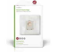 Nedis Sacs à poussière | 4 pièces pièces | Synthétique | Vendu le plus souvent pour : Philips / Electrolux | Blanc NE550677840