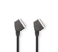 Câble SCART Nedis CVGT31000BK15 1.50 m Noir