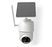 Nedis Simcbo50Wt Caméra Smartlife pour l'extérieur 4G Full HD 1080P Tilt And Flip Ip65 Cloud Storage (Optional) / Microsd (Not Included) 5 V Dc With Motion Sensor Night Vision White