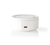 NEDIS Sirène SmartLife | Wi-FI | Alimentation Secteur | 8 Sons | 85 DB | AndroidT/iOS | Blanc