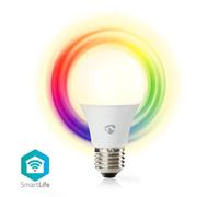 Nedis SmartLife Ampoule LED entièrement colorée | WLAN | E27 | 470 lm | 6 W | RGB / Blanc chaud | 2700 K | Android™ / IOS | A60 NE550714423