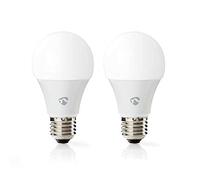 NEDIS SmartLife Ampoule LED pleine couleur | Wi-Fi | E27 | 470 lm | 6 W | RVB/blanc chaud | 2700 K | AndroidT/IOS | A60