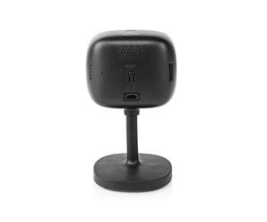 NEDIS SmartLife Caméra IP d'intérieur Wi-FI Full HD 1080p, détection de Mouvement et de Son, Audio bidirectionnel, Vision Nocturne 10 m, Angle de Vision 100°, Stockage microSD/Cloud, Fonctionne avec