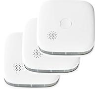 Nedis SmartLife Détecteur de fumée - Wi-Fi - Fonctionne sur piles - Durée de vie du capteur : 10 ans - EN 14604 - Max. Durée de vie des piles : 24 mois - 85 dB - Blanc - 3 pièces