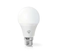 Nedis - Smartlife Full Color Type de lampe - B22-470 lm - 6 W - Intensité variable blanc - RGB - 2700 K - Android™ & iOS - Wi-Fi - Diamètre : 60 mm - A60 - Blanc chaud