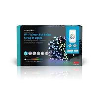Nedis SmartLife - LED Décorative - Corde - RGB - 168 LED's - Intérieur et Extérieur - 7 Motifs de Mouvement - 20 m - Android/IOS