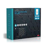 Guirlande filet wi-fi intelligent blanc chaud 3m 280 led's 3m 3 x 2m android / ios