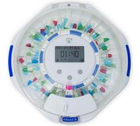 Nedis SmartLife pilulier - Wi-Fi - 28 compartiments - nombre d'alarmes : 9 réveils par jour - lumière / bip / voix - écran LCD - blanc