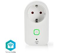 Nedis Smartlife Smart Plug | WLAN | Mesureur de puissance | 3680 W | Contact de protection / Type F (CEE 7/7) | -20 - 50 °C | Android™ / IOS | Blanc NE550671327