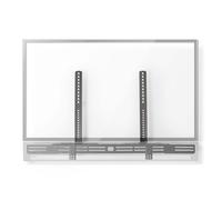 Nedis Soundbar Support - Compatible avec : Universal - Connecté à la TV - 10 kg - Réglage de la profondeur de travail - Acier - Noir