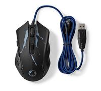 Gaming - Souris - ergonomique - pour droitiers - optique - 6 boutons - filaire - USB - noir - Pour la vente au détail - boîte cadeau avec eurolock