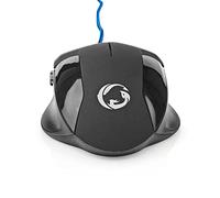 Nedis Souris de jeu GMWD110BK - filaire USB - optique 7200 DPI réglable - 6 boutons - noir
