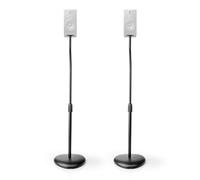 Nedis SPMT2750BK support de haut-parleurs Sol Acrylonitrile-Butadiène-Styrène (ABS), Acier Noir