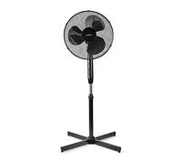 NEDIS Support de Ventilateur | Diamètre: 400 mm | 3 Vitesses | Oscillation | 40 W | Hauteur réglable | Minuterie d'arrêt | Télécommande | Blanc