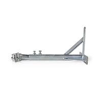 Nedis support mural pour satellite - Distance minimale du mur : 350 mm - Distance maximale du mur : 660 mm - Distance to wall : 0.00 mm - Diamètre de la pince : 32 - 42 mm - Acier - Argent
