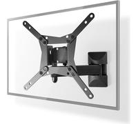 Nedis support TV mural entièrement mobile / 10 - 32 " / poids d'écran maximal supporté : 30 kg / basculant / pivotant / distance minimale du mur : 68 mm / distance maximale du mur : 370 mm / 3 point(s