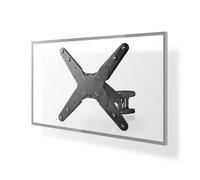 Nedis support TV mural pivotant | 23-55 " | poids maximum de l'écran supporté : 30 kg | Mouvement vertical : 0-282 mm | 61 mm | 565 mm | 0-180 ° | 3 points de pivot | ABS / Acier | Noir NE550714802