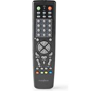 Nedis Télécommande universelle - Préprogrammée - 10 appareils - Touches mémoire / Touche TV Guide - Infrarouge - Noir