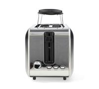 Nedis Toaster - 4 tranches de pain - 2 fentes longues - brunissage : 7 - fonction décongélation - aluminium / argent