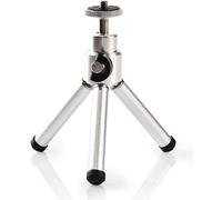 Nedis Tpod1000Gy Mini Trépied Pan & Tilt Max 0.8 Kg 13.4 cm Noir/Argent