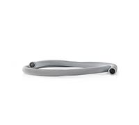 Nedis tuyau de vidange / 21 mm / 19 mm / 1.5 Bar / 90 °C / 1.00 m / Application : Cuvette / Lave-linge / Gris