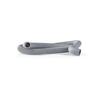 Nedis tuyau de vidange / 22 mm / 19 mm / 0.5 Bar / 60 °C / 2.00 m / Application : Cuvette / Lave-linge / Gris