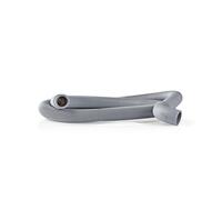 Nedis tuyau de vidange / 22 mm / 19 mm / 0.5 Bar / 60 °C / 2.50 m / Application : Cuvette / Lave-linge / Gris