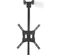 Nedis TVCM1330BK - Support - pour écran plat - acier - noir - Taille d'écran : 26"-42" - montable au plafond Noir G