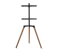 Nedis Support TV sur pied TVSM7060BK 50–65 pouces jusqu'à 35 kg design scandinave Noir