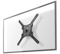 Nedis TVWM1330BK - Support - pleine action - pour TV - acier - noir - Taille d'écran : 23"-55" - montable sur mur Noir G