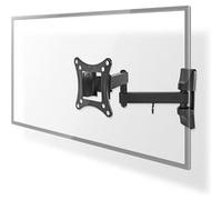 TVWM1510BK - Support - pleine action - pour TV - acier - noir - Taille d'écran : 13"-27" - montable sur mur