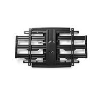 Nedis Support mural TV TVWM6551BK pleine action acier noir pour écrans 37"-80"