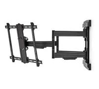 Nedis Support mural TV TVWM6551BK pleine action acier noir pour écrans 37"-80"