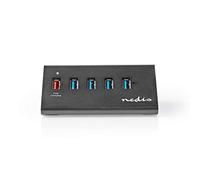 UHUBUP3510BK - Concentrateur (hub) - 4 x SuperSpeed USB 3.0 + 1 x USB 3.0 SuperSpeed (charge) - de bureau