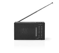 NEDIS UKW/AM-Radio - 1,5 W - Taschenformat - Schwarz