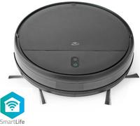 NEDIS VCR001CBK : Aspirateur robot avec fonction lavage et Wi-Fi intégré