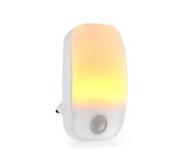 Nedis Veilleuse LED avec capteur automatique jour/nuit et de mouvement Blanc